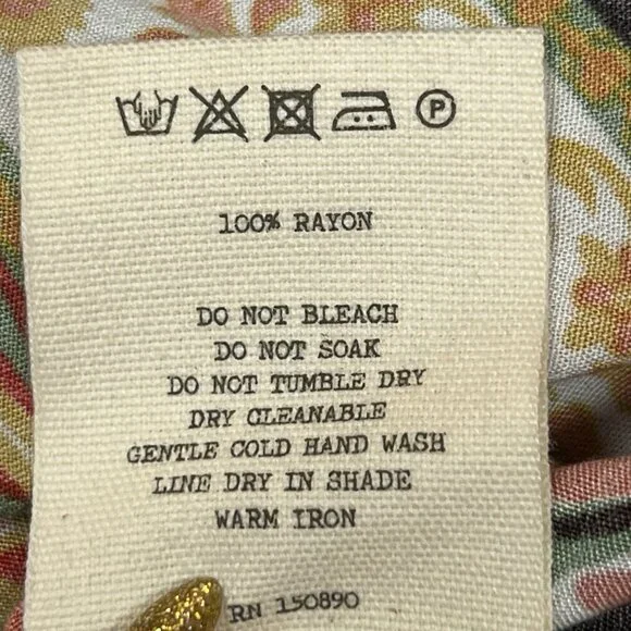 NEW Spell Lolita Cutout Maxi Dress Size Xs Campfire Print